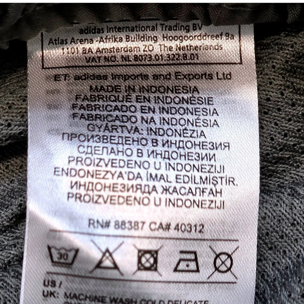 adidas recycled polyester